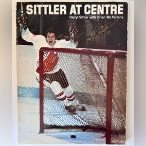 Rare Autographed Darryl Sittler Book